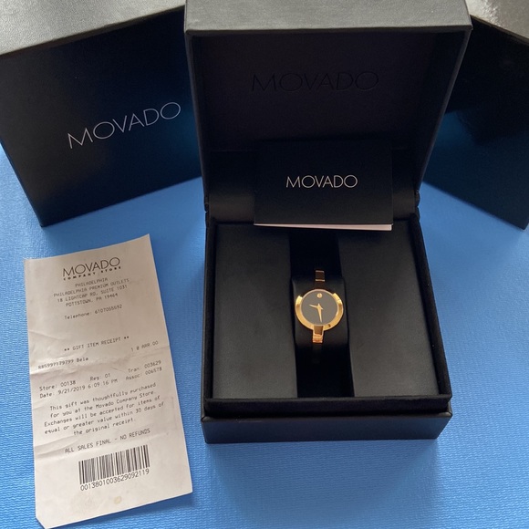 MOVADO Gold Women’s Watch (Brand NEW in Box) - Picture 5 of 5